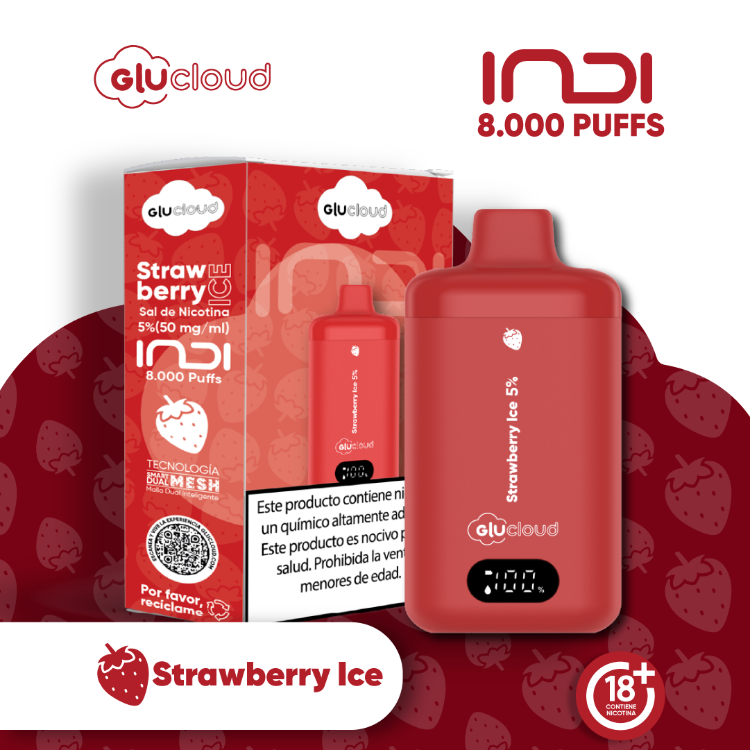 INDI Strawberry 5% de Nicotina