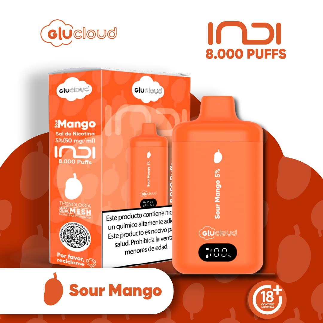 INDI Sour Mango 5% de Nicotina