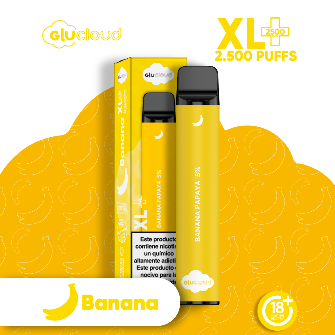 Glucloud Banana XL 5% Nicotina