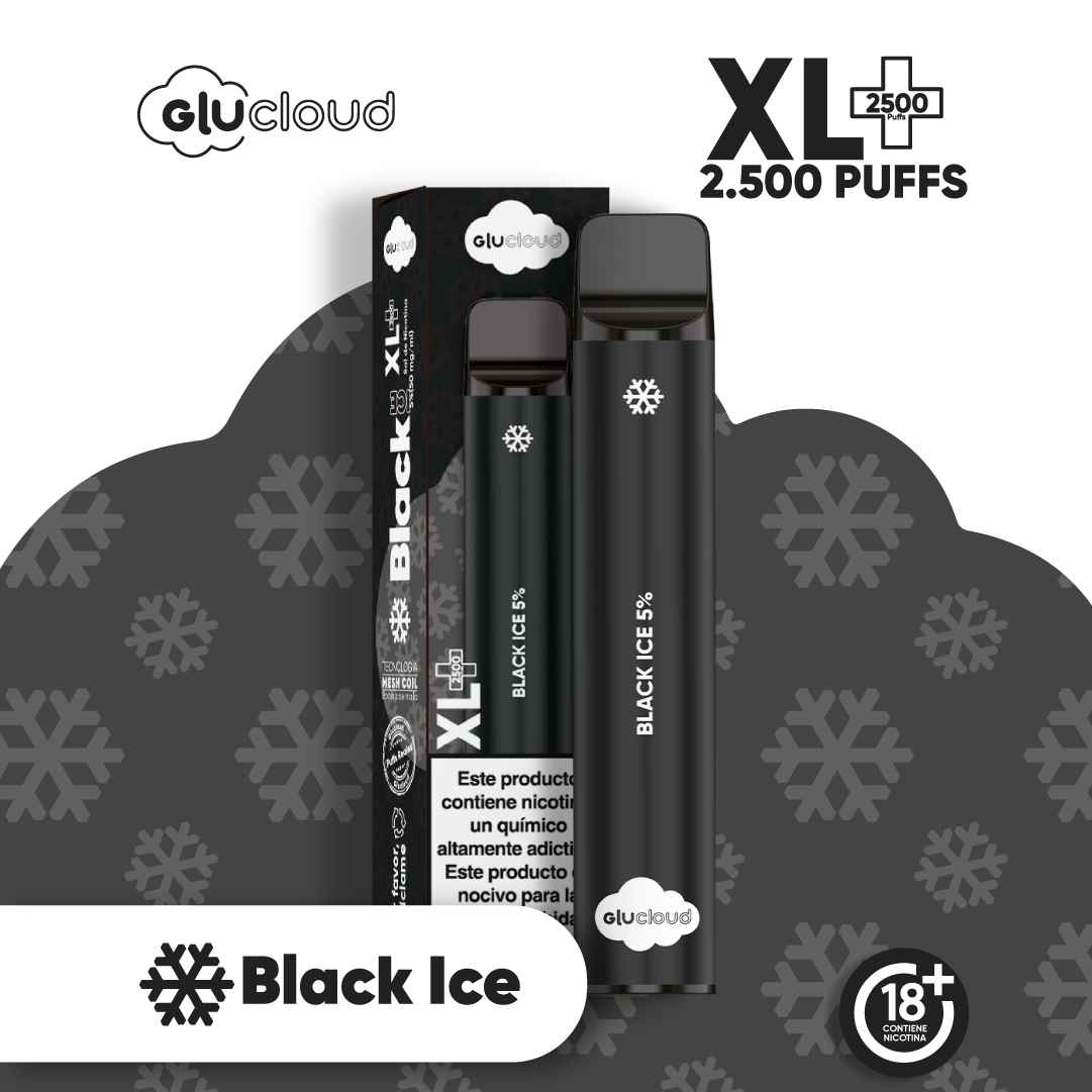 Glucloud Black Ice XL+ 5% Nicotina