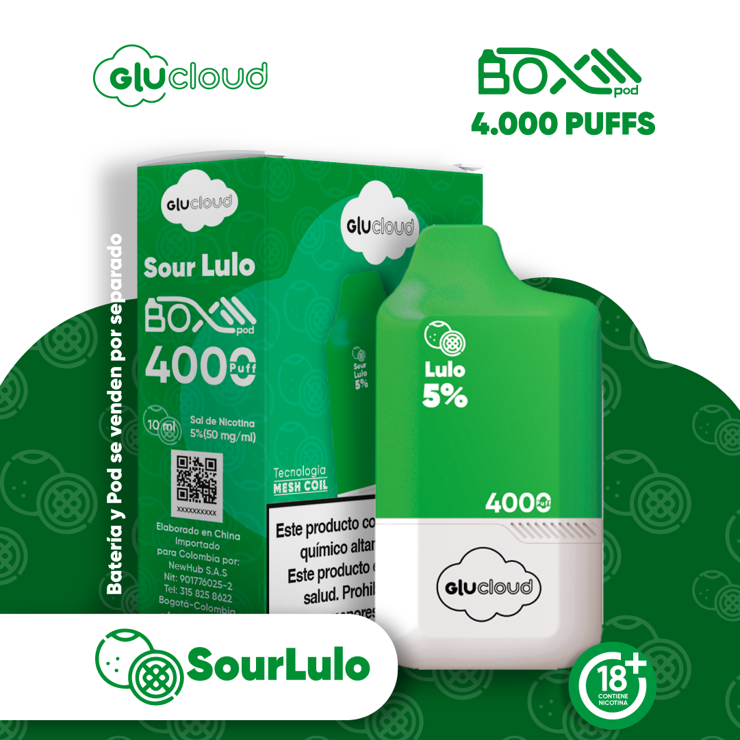 Pod BoxPod Sour Lulo 5% de Nicotina